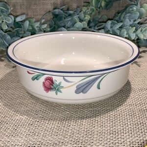 LENOX Soup and or Cereal Bowl Poppies On Blue
